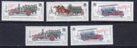 СРСР - СССР - ^/--/^ СССР 1984 ** пожарные машины ^_^^^ СРСР 1984 ** пожежні машини - фото фото фото