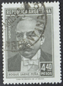 Інше Другое ^/--/^ Аргентина Президент  Роке Саэнс Пенья 1957 ^_^^^ Аргентина Президент Роке Саенс Пенья 1957 - фото фото фото