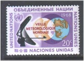 Освоєння космосу Освоение космоса ^/--/^ Космос  UN / ООН 1968 г MNH - ^_^^^ EU UN / ООН 1968 - фото фото фото