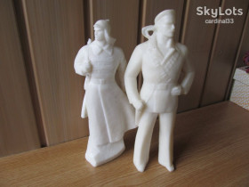 Статуетки, Скульптури, Фігурки, Фарфор Статуэтки, Скульптуры, Фигурки, Фарфор ^/--/^ Два персонажа. ^_^^^ Два персонажі. - фото фото фото