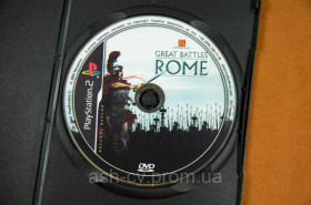 Диски з відеоіграми Диски с видеоиграми ^/--/^ Диск для Playstation 2 (Для чіпованих приставок), гра Great Battles of ROME ^_^^^ Диск для Playstation 2 (Для чипированных приставок), игра Great Battles of ROME - фото фото фото