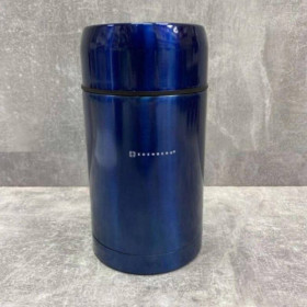Термоси Термосы ^/--/^ Термос пищевой металлический Edenberg Eb-3509 dark blue, 0,8 л ^_^^^ Термос харчовий металевий Edenberg Eb-3509 dark blue, 0,8 л - фото фото фото