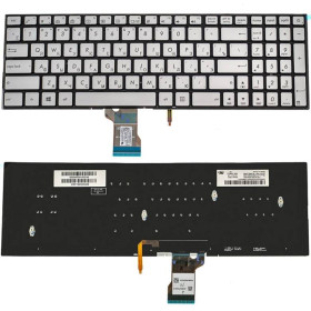 Клавіатури Клавиатуры ^/--/^ Клавиатура для ноутбука ASUS (G /--/ 501, N /--/ 501) rus, silver, без фрейма, подсветка клавиш (ОРИГИНАЛ) ^_^^^ Клавіатура для ноутбука ASUS (G /--/ 501, N /--/ 501) rus, silver, без фрейму, підсвічування клавіш (ОРИГИНАЛ) - фото фото фото