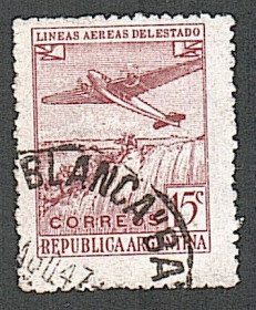 Південна Америка Южная Америка ^/--/^ Аргентина   (1946) Авиапочта. Самолёт ^_^^^ Аргентина (1946) Авіапошта. Літак - фото фото фото