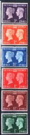 Великобританія Великобритания ^/--/^ ZM  UK / Великобритания 1940 г MNH - полная серия ^_^^^ ZM UK / Велика Британія 1940 р MNH - повна серія - фото фото фото
