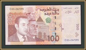 Марокко Марокко ^/--/^ Марокко 100 дирхамов 2002 P-70 UNC ^_^^^ Марокко 100 дирхамів 2002 P-70 UNC - фото фото фото