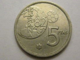 Іспанія Испания ^/--/^ Испания 5 песет 1980  (81) года 38473 ^_^^^ Іспанія 5 песет 1980 (81) року 38473 - фото фото фото