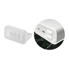 Навушники Наушники ^/--/^ Заглушка USB-A захисна силіконова кришка від пилу вологи бруду для ПК ноутбуків гаджетів біла ^_^^^ Заглушка USB-A защитная силиконовая крышка от пыли влаги грязи для ПК ноутбуков гаджетов белая - фото фото фото