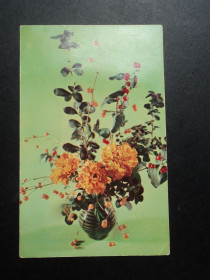 СРСР СССР ^/--/^ Цветы. Композиция. 1975 /--/ г. Поздравляю. ^_^^^ Квіти. Композиція. 1975. Вітаємо. - фото фото фото