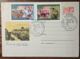 СРСР СССР ^/--/^ СССР 25 лет освобождения Гомеля от фашистских захватчиков 1967 ^_^^^ СРСР 25 років визволення Гомеля від фашистських загарбників 1967 - фото фото фото