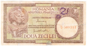 Румунія Румыния ^/--/^ Румыния 20 лей 1948  выпуск Ministerul Finantelor Министерства Финансов RRRR!  (с /--/ 100) ^_^^^ Румунія 20 лей 1948 RRR! (з 100) - фото фото фото