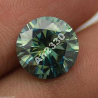 Діамант Бриллиант ^/--/^ Зелёный бриллиант 0,89 ct 6.25 мм VS /--/ 1  (муассанит) ^_^^^ Зелений діамант 0,89 ct 6.25 мм VS /--/ 1 (муасаніт) - фото фото фото