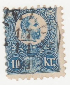 Угорщина Венгрия ^/--/^ Венгрия 1871 г. № 11 гашеная ^_^^^ Угорщина 1871 р. No 11 гашена - фото фото фото