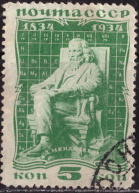 СРСР - СССР - ^/--/^ СССР. К 100-летию со дня рождения Д. И. Менделеева 1934 г. ^_^^^ СРСР. До 100-річчя від дня народження Д.І. Менделєєва 1934 р. - фото фото фото