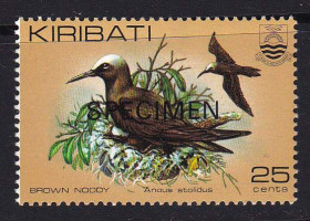 Фауна Фауна ^/--/^ Кирибати,птицы,образец,1 марка -4,5 михель евро ^_^^^ Кірібаті,птиці, зразок,1 марка -4,5 михель євро - фото фото фото