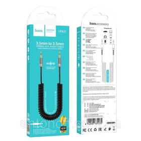 Зарядні пристрої Зарядные устройства ^/--/^ Mini-Jack 3.5 мм кабель Hoco UPA /--/ 31 Spring Aux Audio Cable 3 /--/ м Чорний ^_^^^ Mini-Jack 3.5 мм кабель Hoco UPA /--/ 31 Spring Aux Audio Cable 3 /--/ м Черный - фото фото фото