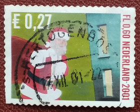 Бенілюкс Бенилюкс ^/--/^ Нидерланды 2001 г - Декабрьские марки, гаш ^_^^^ Нідерланди 2001 р - Грудневі марки, гаш - фото фото фото