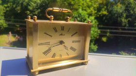 Інше Другое ^/--/^ * настольные часы    - германия - Atlanta Brass  Clock - латунь - рабочие -12 см - ^_^^^ настільні годинники - германія - Atlanta Brass Clock - латунь - робочі -12 см - - фото фото фото