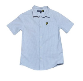 Блузки, сорочки Блузки, рубашки ^/--/^ Світла сорочка у смужку Lyle&amp;Scott на хлопчика 7-8 років ^_^^^ Светлая рубашка в полоске Lyle&amp;Scott на мальчика 7-8 лет - фото фото фото