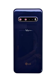 Інше  (Корпуса) Другое (Корпуса) ^/--/^ LG V /--/ 60 ThinQ 5 /--/ G Задняя крышка синяя со стеклом камеры ^_^^^ LG V /--/ 60 ThinQ 5 /--/ G Задня кришка синя зі склом камери - фото фото фото