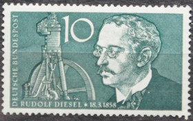 Інше Другое ^/--/^ ФРГ Рудольф Дизель 1958 ^_^^^ ФРН Рудольф Дизель 1958 - фото фото фото