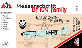 : : ^/--/^ AMG 48715 Messerschmitt Bf.109 /--/ C-2   (N) Night Fighter, 1/48 масштаб ^_^^^ AMG 48715 Messerschmitt Bf.109 /--/ C-2 (N) Night Fighter, 1/48 масштаб - фото фото фото