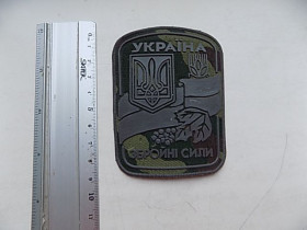 Інше Другое ^/--/^ Шеврон Нашивка Нарукавна емблема Україна Збройні сили ^_^^^ Шеврон Нашивка Нарукавная эмблема Украина Вооруженные силы - фото фото фото