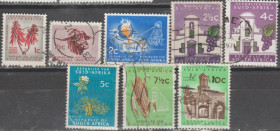 ПАР ЮАР ^/--/^ Южная Африка ЮАР 1961 стандарт флора фауна архитектура ^_^^^ Південна Африка ПАР 1961 стандарт флора фауна архітектура - фото фото фото