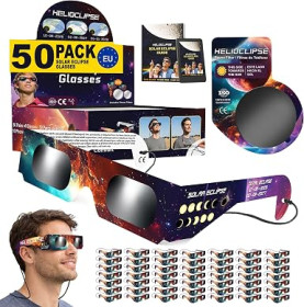 Очки Очки ^/--/^ 50 пар захисних окулярів Helioclipse Solar Eclipse Glasses *80781 ^_^^^ 50 пар защитных очков Helioclipse Solar Eclipse Glasses *80781 - фото фото фото