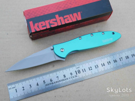 Ножі, мультітули Ножи, мультитулы ^/--/^ Kershaw Leek 1660 /--/ TEAL Aluminum Blue, 8 /--/ Cr /--/ 13 /--/ MoV, Replica, Assisted, EDC, Liner Lock ^_^^^ Kershaw Leek 1660 /--/ TEAL Assisted Aluminum Blue, 8 /--/ Cr /--/ 13 /--/ MoV, Replica, EDC, Liner Lock - фото фото фото