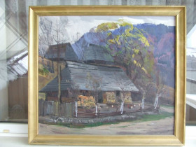 Картини, Гравюри, Живопис та Графіка Картины, Гравюры, Живопись и Графика ^/--/^ Закарпатская школа  Шутьев И. холст. м. раз. 65 /--/ х 75 см. 1998 гг. Закарпатская шк  Эрдели и. Бокшая ^_^^^ Закарпатська школа Шутьєв І. полотн. м. раз. 65 /--/ х 75 см. 1998 рр. Закарпатська шк Ерделі і. Бокшая - фото фото фото