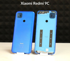 Корпуса на Xiaomi Корпуса на Xiaomi ^/--/^ Задняя часть корпуса Xiaomi Redmi 9 /--/ C Blue ^_^^^ Задня частина корпусу Xiaomi Redmi 9 /--/ C Blue - фото фото фото