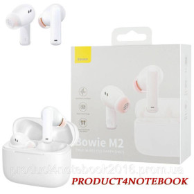 Bluetooth гарнітури Bluetooth гарнитуры ^/--/^ Беспроводные наушники Baseus True Wireless Earphones Bowie M /--/ 2 White (NGTW /--/ 140002) ^_^^^ Бездротові навушники Baseus True Wireless Earphones Bowie M /--/ 2 White (NGTW /--/ 140002) - фото фото фото