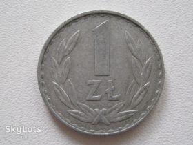 - року - года ^/--/^ Польша 1 злотый 1977 года #14074 ^_^^^ Польща 1 злотий 1977 #14074 - фото фото фото