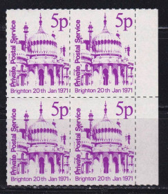 Великобританія Великобритания ^/--/^ Великобритания 1971 г MNH - квартблок ^_^^^ 1971 — Велика Британія — квартблок - фото фото фото