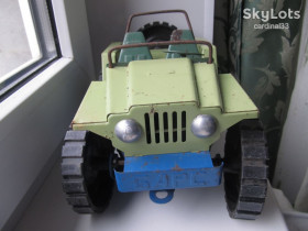 Інше Другое ^/--/^ Жестяной джип барс. Тип 1-внедорожник. Игрушка 70-80-ых гг. ^_^^^ Жорсткий джип барс. Тип 1 позашляховик. Іграшка 70-80-их рр. - фото фото фото