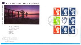 Європа Европа ^/--/^ GB / Великобритания  1989 г - ХМК  - КПД - 2 /--/ а скана - Scots connection - мост ^_^^^ GB / Велика Британія 1989 р - ХМК - ККД - 2 /--/ а скана - Scots connection - міст - фото фото фото