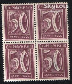 Веймарська республіка Веймарская республика ^/--/^ Германия, Веймарская республика (1922) 50 пфеннигов. Квартблок ^_^^^ Німеччина, Веймарська республіка (1922) 50 пфенігів. Квартблок - фото фото фото