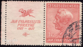 Чехословаччина Чехословакия ^/--/^ Чехословакия 1937 Jan Evangelista 233 A /--/ 76 1 /--/ k dull rose ^_^^^ 1937 Jan Evangelista 233 A /--/ 76 1 /--/ k dull rose - фото фото фото