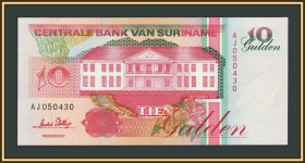 Сурінам Суринам ^/--/^ Суринам 10 гульденов 1996 P-137  (137 /--/ b.2) UNC ^_^^^ Сурінам 10 гульденів 1996 P-137 (137 /--/ b.2) UNC - фото фото фото