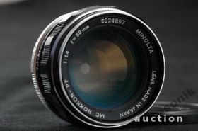 Sony Sony ^/--/^ Об&amp;apos;єктив Minolta MC Rokkor-PF 1:1.4 f=58 /--/ mm MD Ф /--/ 55 /--/ мм Японія Вживане ^_^^^ Объектив Minolta MC Rokkor-PF 1:1.4 f=58 /--/ mm MD Ф /--/ 55 /--/ мм Япония Употребительное - фото фото фото
