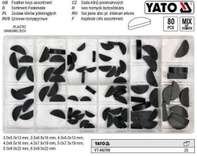 Інші інструменти Другие инструменты ^/--/^ Набор шпонка полукруглая YATO 80 штук YT-06790 ^_^^^ Набір шпонка напівкругла YATO Польща 80 штук YT-06790 - фото фото фото