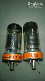 Радіолампи Радиолампы ^/--/^ Радиолампа UF 21  Philips    (тест ВМ 215) ^_^^^ Радіолампа UF 21 Philips (тест ВМ 215) - фото фото фото