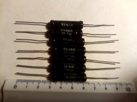 Резистори Резисторы ^/--/^ Резистор Tesla TR /--/ 510 6 /--/ Вт 680 Ом новые, с окислением, маркировка подстерта ^_^^^ Резистор Tesla TR /--/ 510 6 /--/ Вт 680 Ом нові, з окисленням, маркування підстерту - фото фото фото