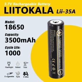 Ліхтарі, ліхтарики Фонари, фонарики ^/--/^ Аккумулятор LiitoKala 35 /--/ A-JT 18650 3500 /--/ mah ^_^^^ Акумулятор LiitoKala 35 /--/ A-JT 18650 3500 /--/ mah - фото фото фото