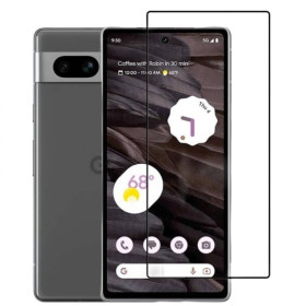 Чохли, бампера Чехлы, бампера ^/--/^ Захисне скло LUX для Google Pixel 7 /--/ a повна проклейка чорний ^_^^^ Защитное стекло LUX для Google Pixel 7 /--/ a полная проклейка черный - фото фото фото