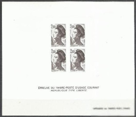Франція Франция ^/--/^ Франция 1982 стандарт Марианна Пруф-бл.() ^_^^^ Франція 1982 стандарт Маріанна Пруф-бл.() - фото фото фото