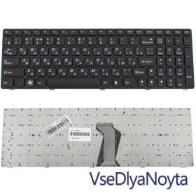 Клавіатури Клавиатуры ^/--/^ Клавиатура для ноутбука LENOVO (Y /--/ 570) rus, black, black frame ^_^^^ Клавіатура для ноутбука LENOVO (Y /--/ 570) rus, black, black frame - фото фото фото