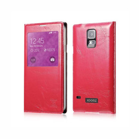 Чохли, сумки Чехлы, сумки ^/--/^ Чехол Xoomz для Samsung Galaxy S /--/ 5 Original Oil Wax Leather Rose (side-open) (XSI /--/ 96006 /--/ P) - фото фото фото
