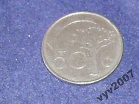 Намібія Намибия ^/--/^ Намибия-1993 г.-50 центов (дерево) ^_^^^ Намібія-1993 р.-50 центів (дерево) - фото фото фото